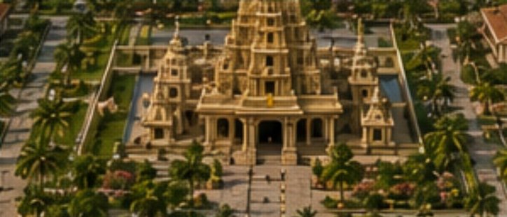 Temple complex modelled on Samayapuram